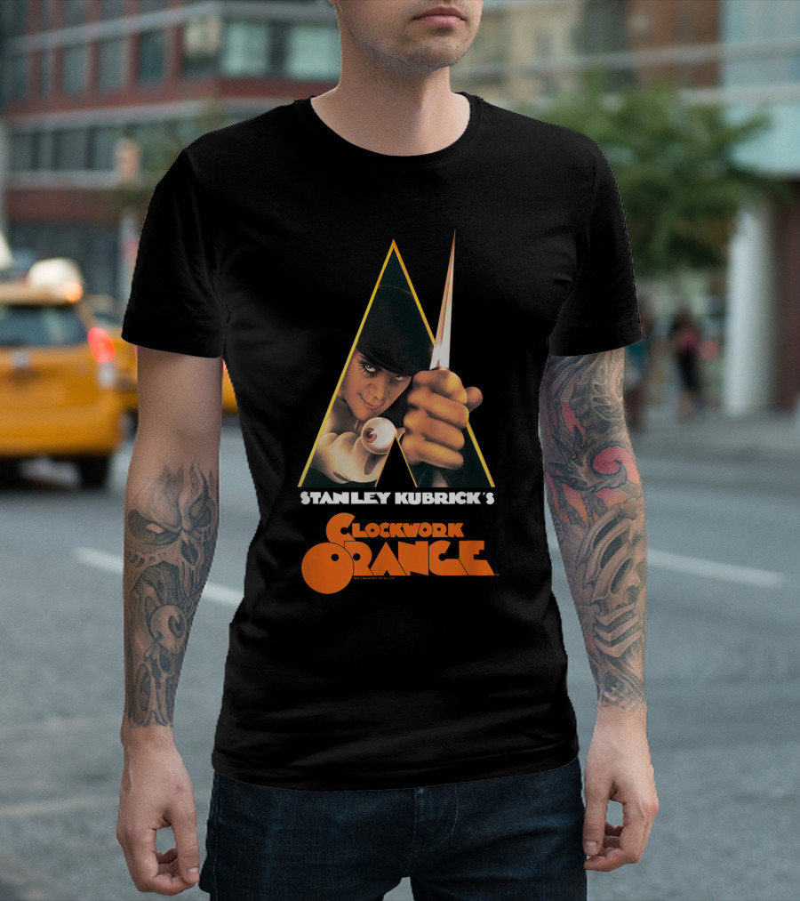 Stanley Kubrick's Clockwork Orange Alex Bold A Knife T-Shirt