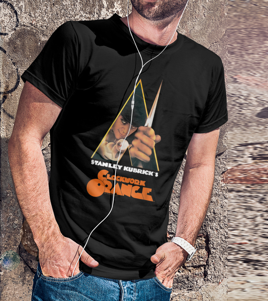Stanley Kubrick's Clockwork Orange Alex Bold A Knife T-Shirt