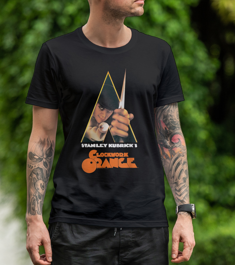 Stanley Kubrick's Clockwork Orange Alex Bold A Knife T-Shirt
