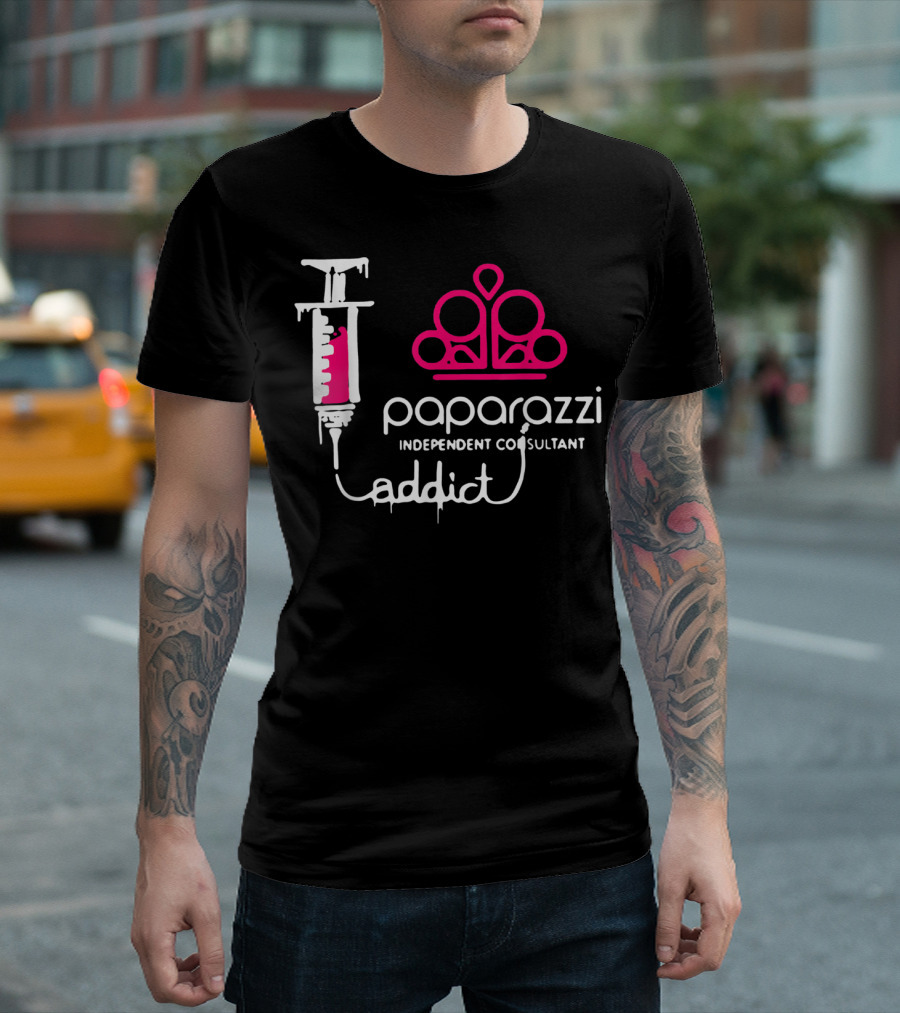 Paparazzi Independent Consultant Addict Syringe T-Shirt
