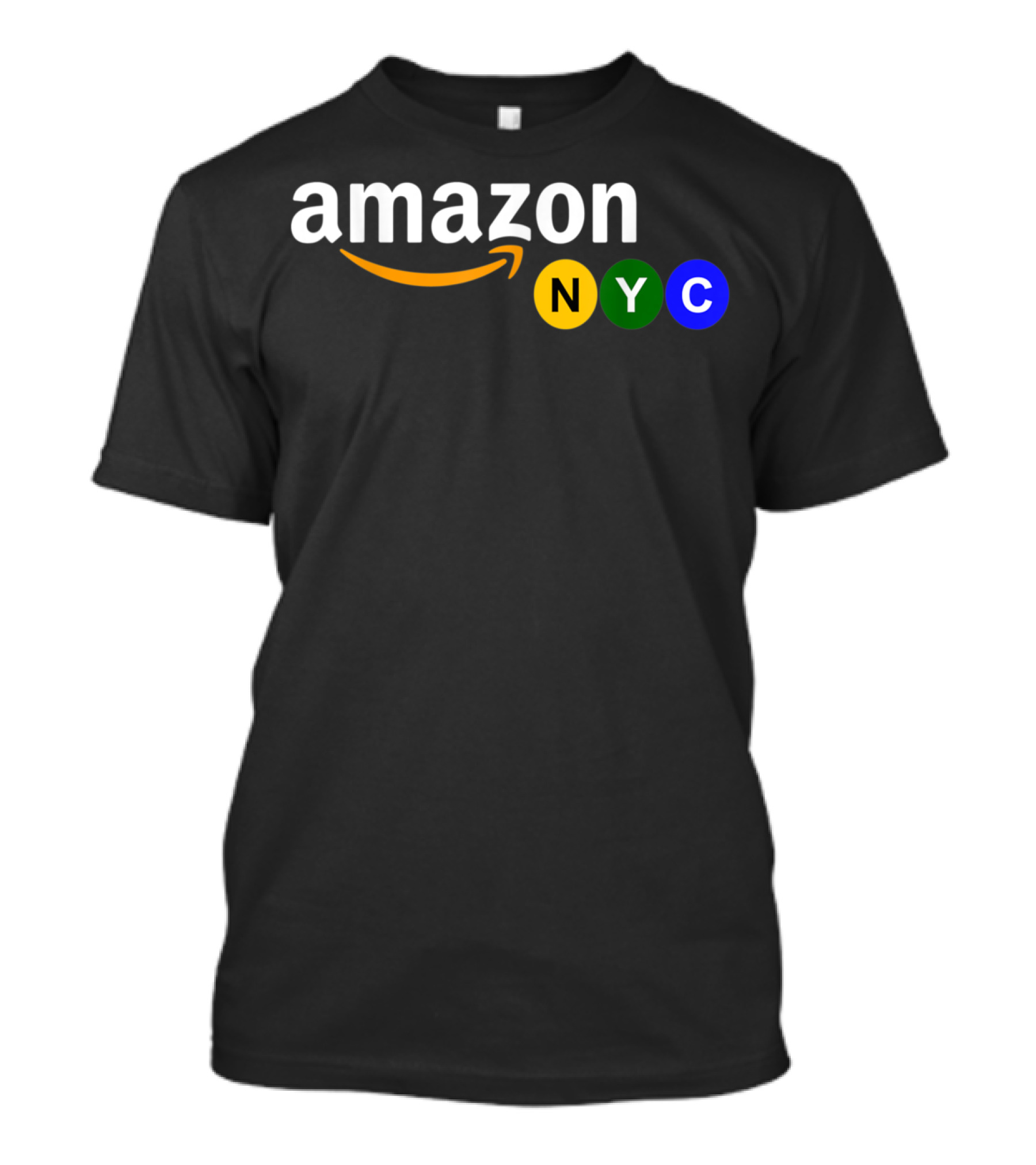 Amazon NYC Subway Color Circles Concept T-Shirt