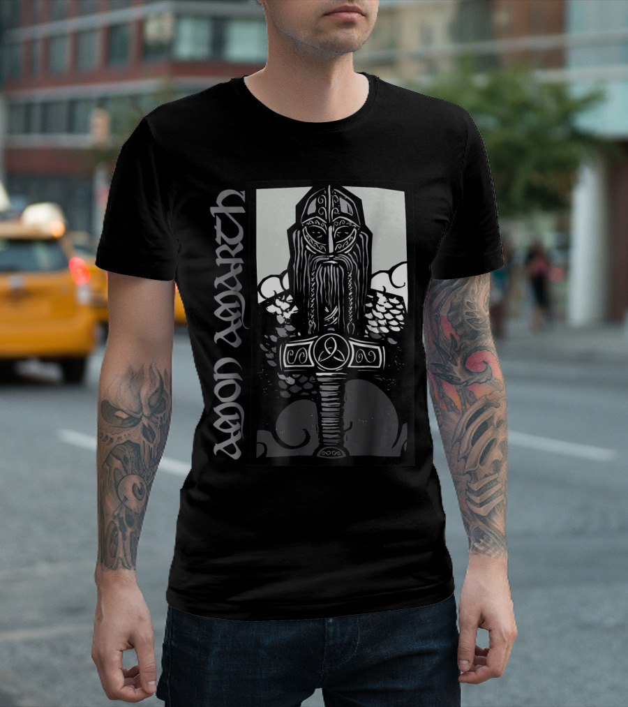 Amon Amarth Thor Viking Thunder God Hammer Icon Nordic Mythology T-Shirt