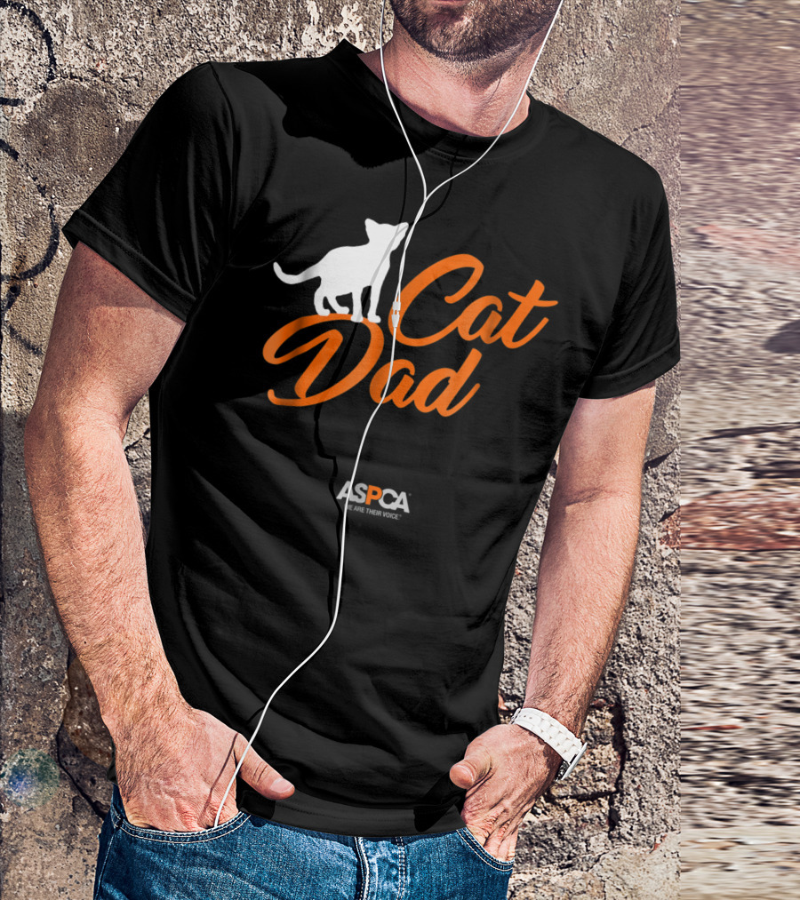 Cat Dad ASPCA We Are Their Voice T-Shirt
