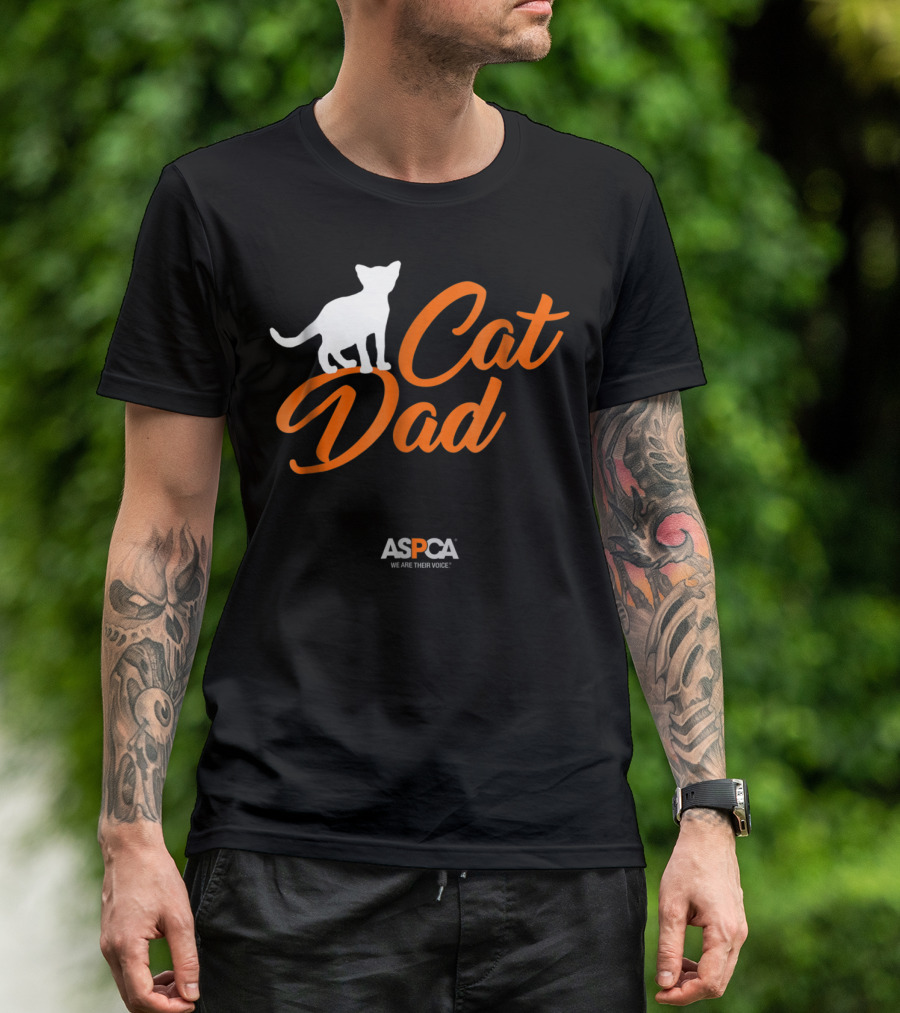 Cat Dad ASPCA We Are Their Voice T-Shirt