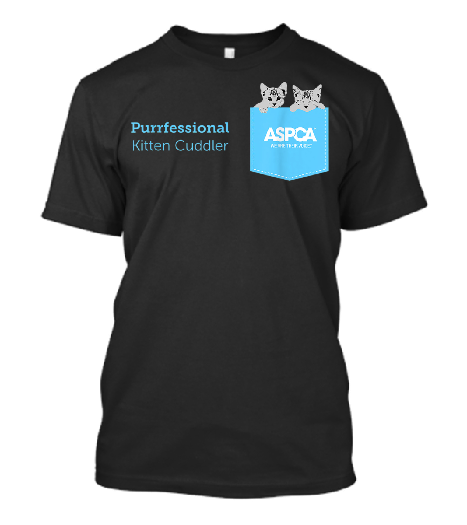 ASPCA Purrfessional Kitten Cuddler We Are Their Voice T-Shirt