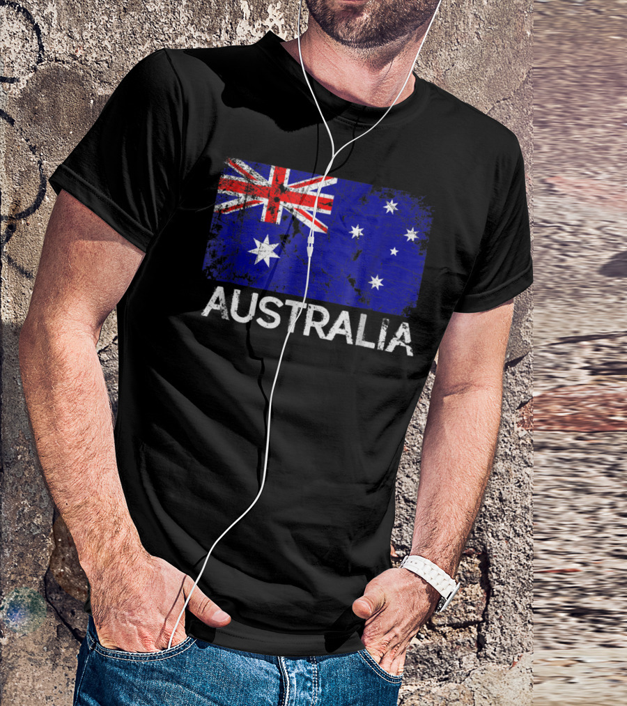 Vintage Australian Flag Australia T-Shirt