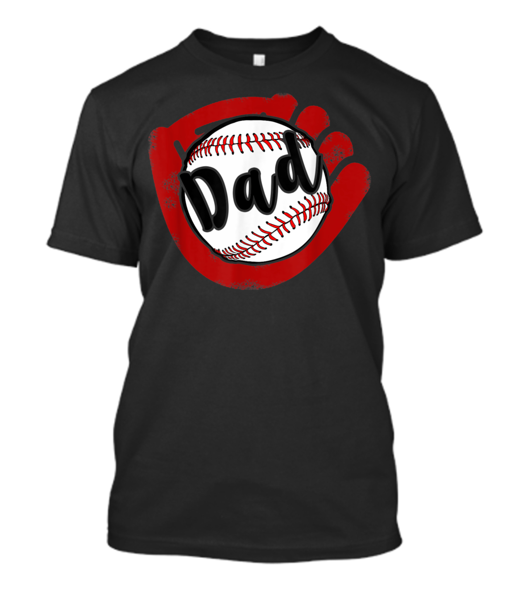 Baseball Dad Glove Softball T-Shirt
