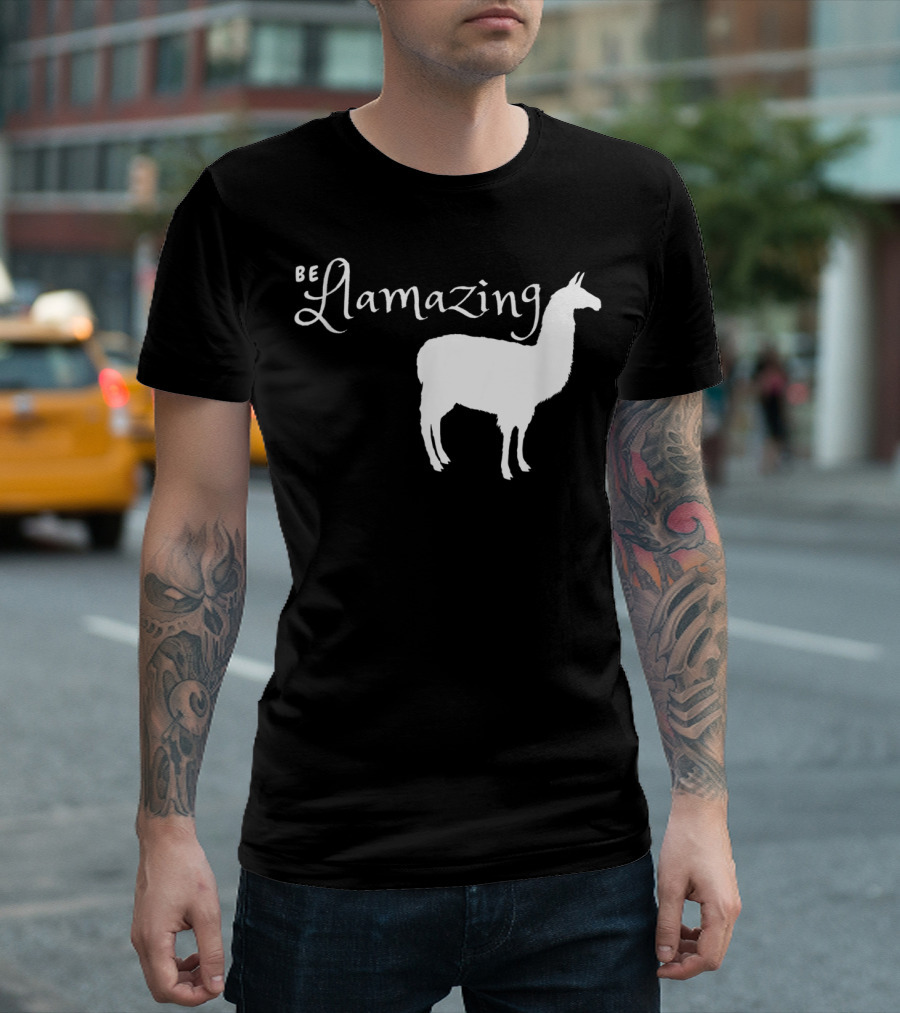 Be Llamazing Llama Alpaca Lover T-Shirt