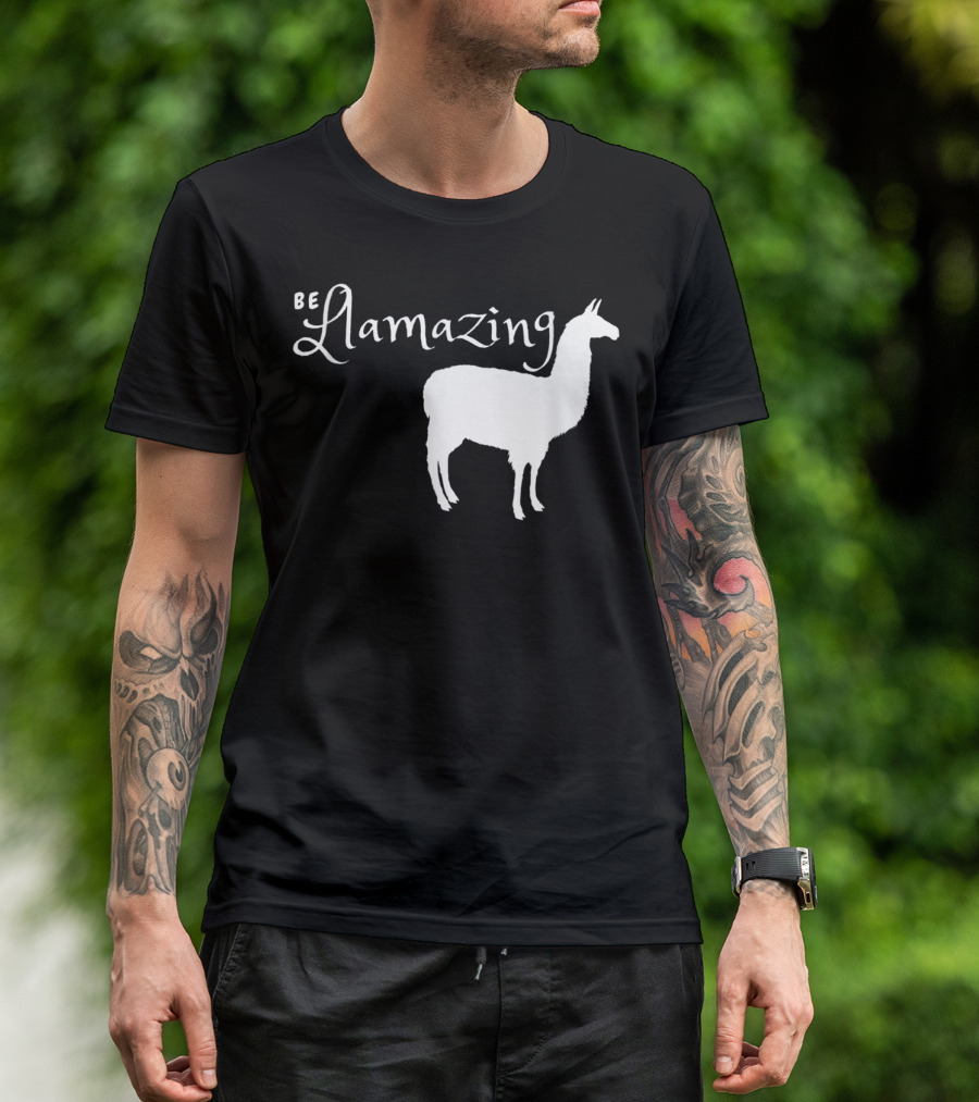 Be Llamazing Llama Alpaca Lover T-Shirt