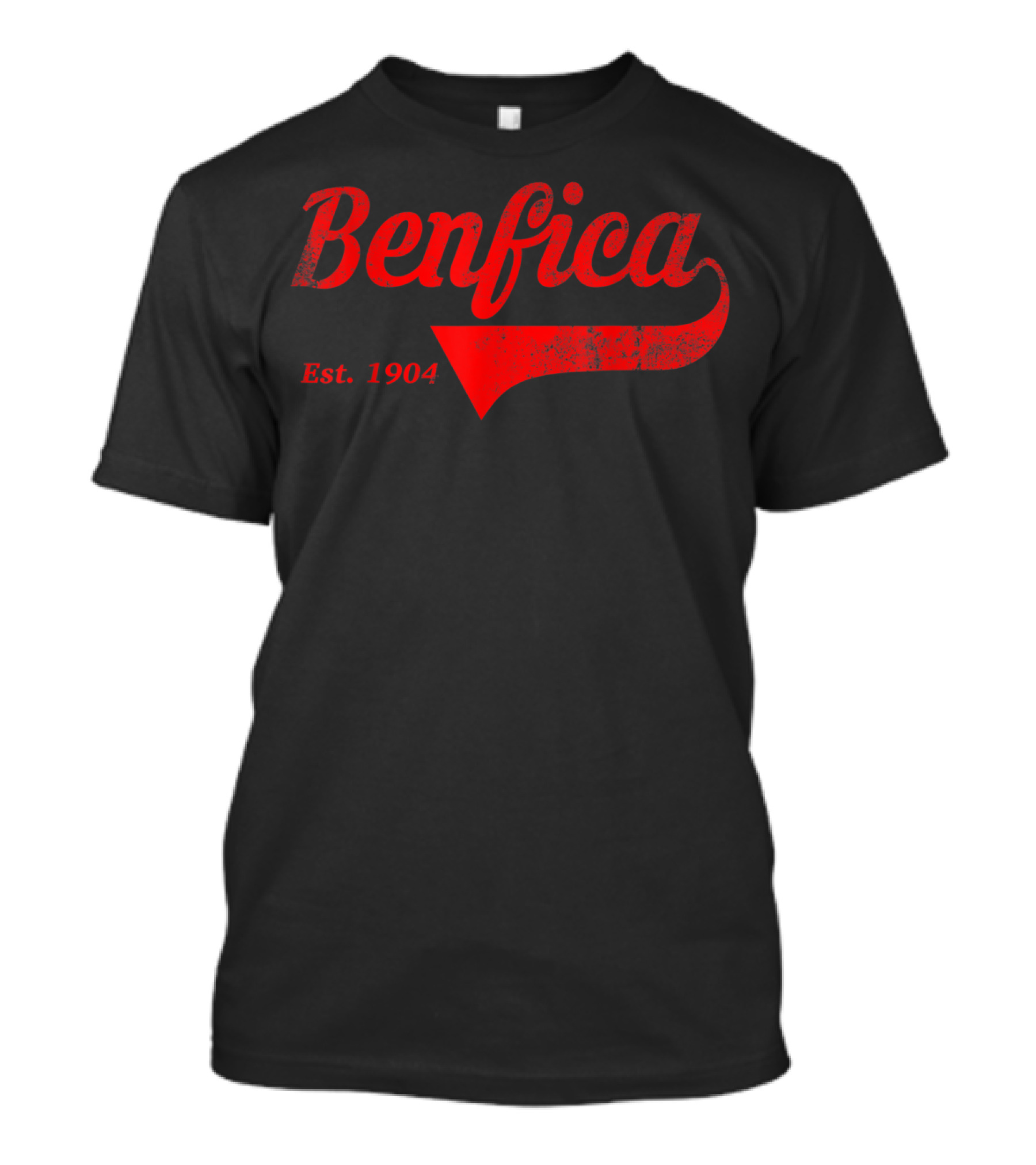 Benfica Est. 1904 Retro Style Jersey Iconic Red T-Shirt