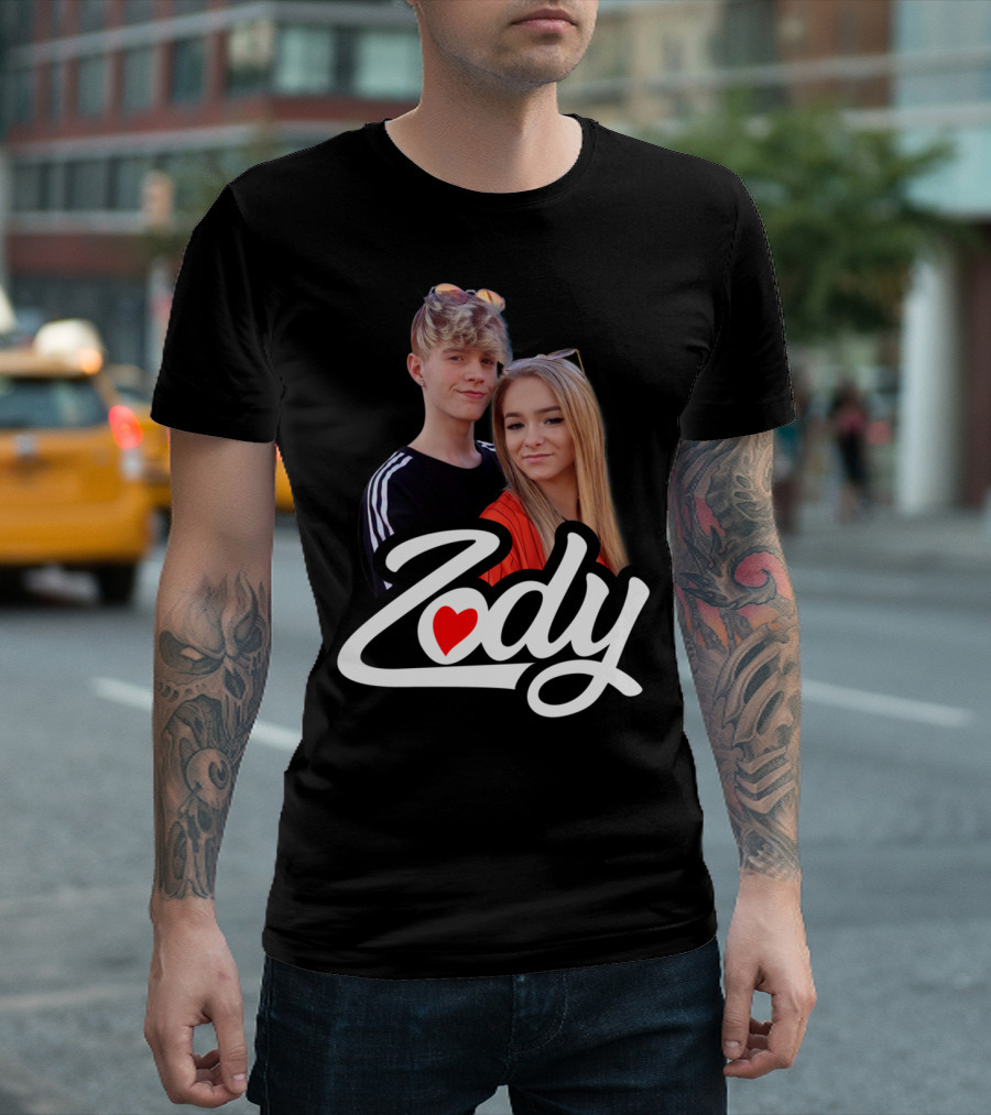 Zody Couple Fan Favorite with Heart T-Shirt