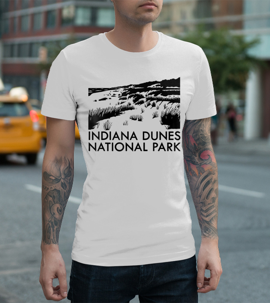 Indiana Dunes National Park Scenic Landscape T-Shirt