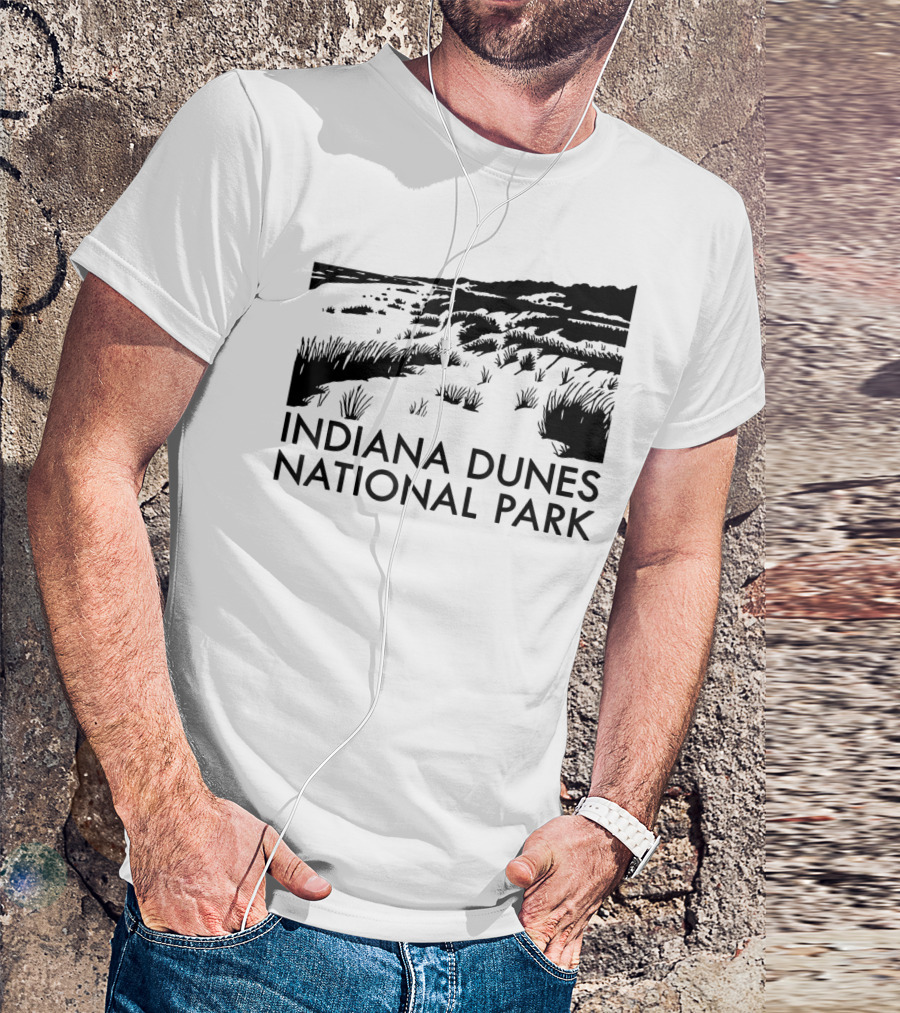 Indiana Dunes National Park Scenic Landscape T-Shirt