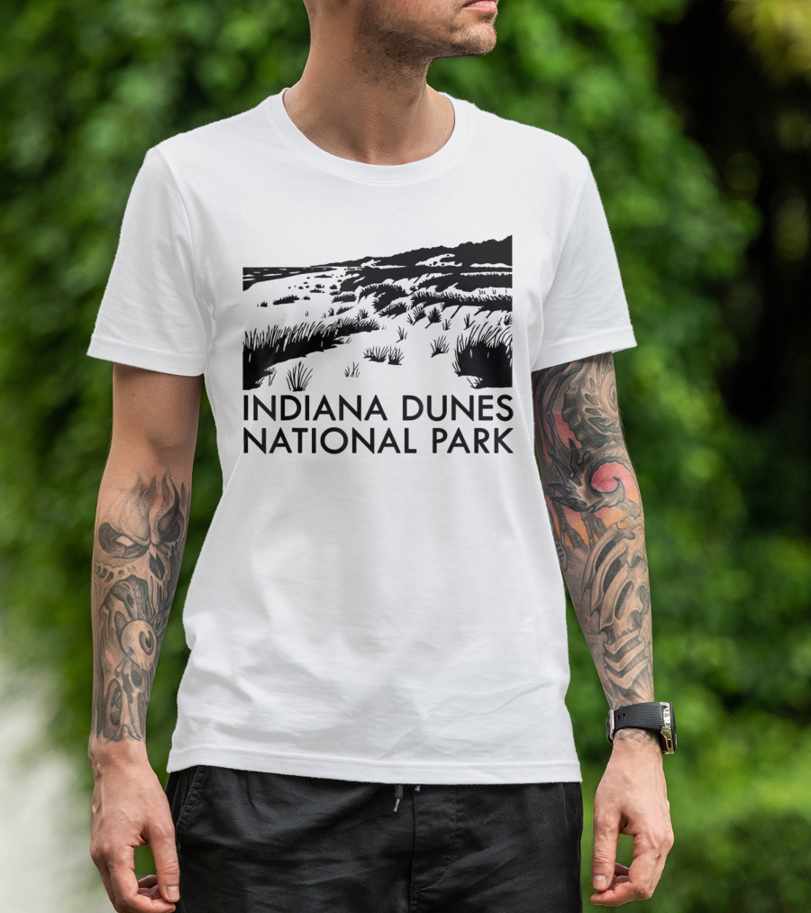Indiana Dunes National Park Scenic Landscape T-Shirt