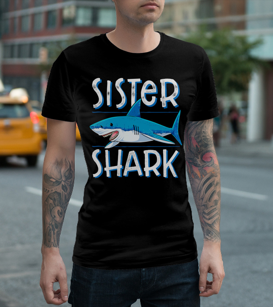 Sister Shark Family Matching Jawsome Shark T-Shirt