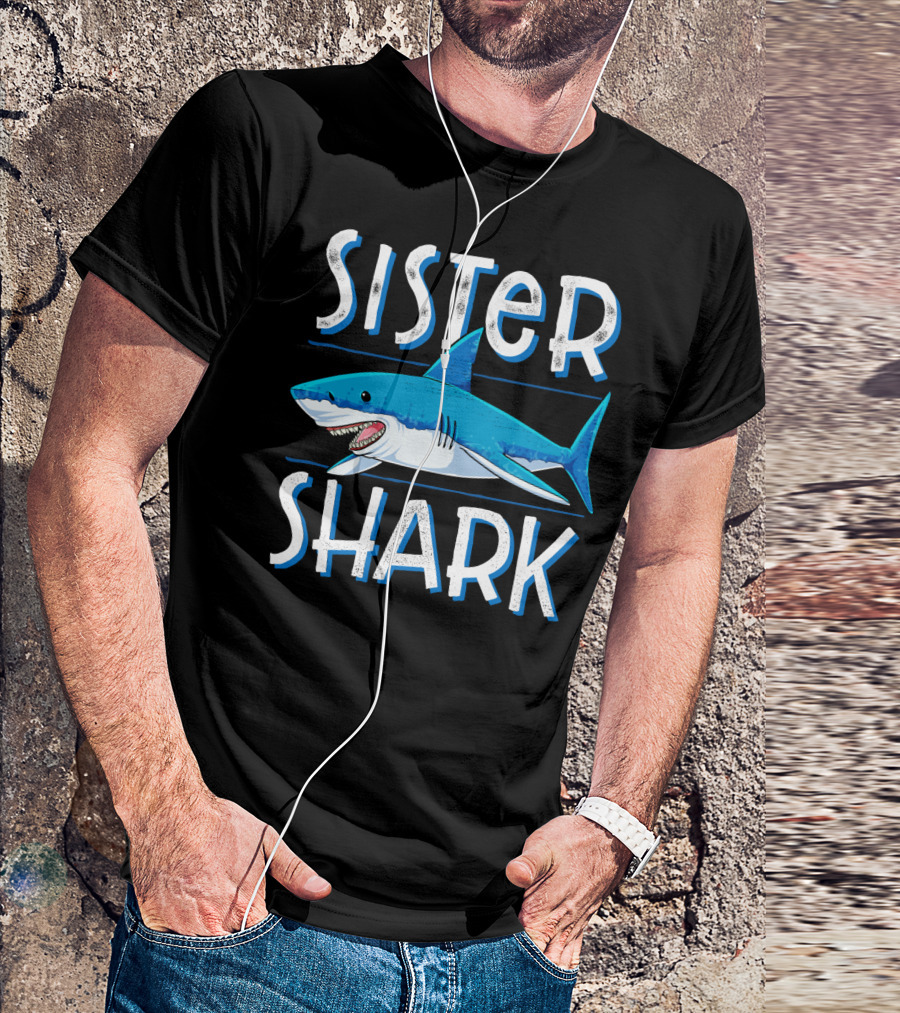 Sister Shark Family Matching Jawsome Shark T-Shirt