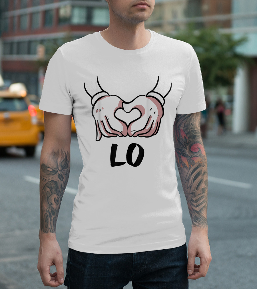 Valentines Day Hands Heart LO T-Shirt