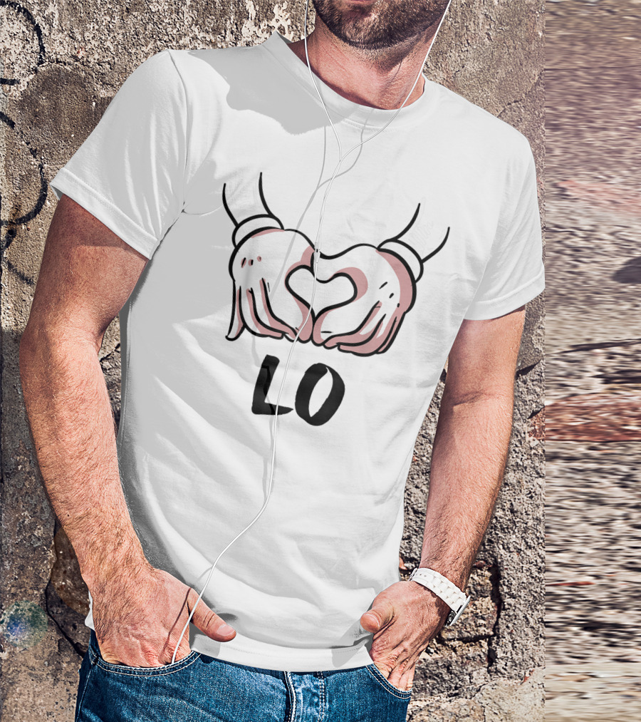 Valentines Day Hands Heart LO T-Shirt
