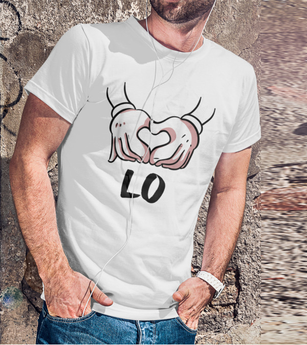 Valentines Day Hands Heart LO T-Shirt