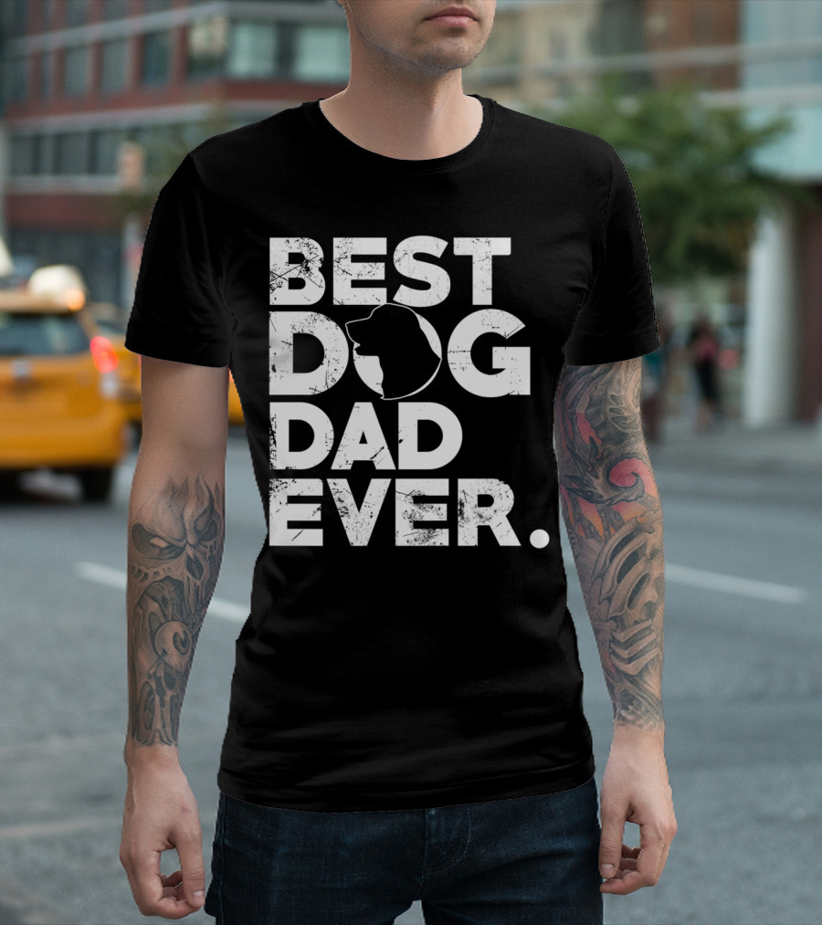 Best Golden Retriever Dog Dad Ever T-Shirt