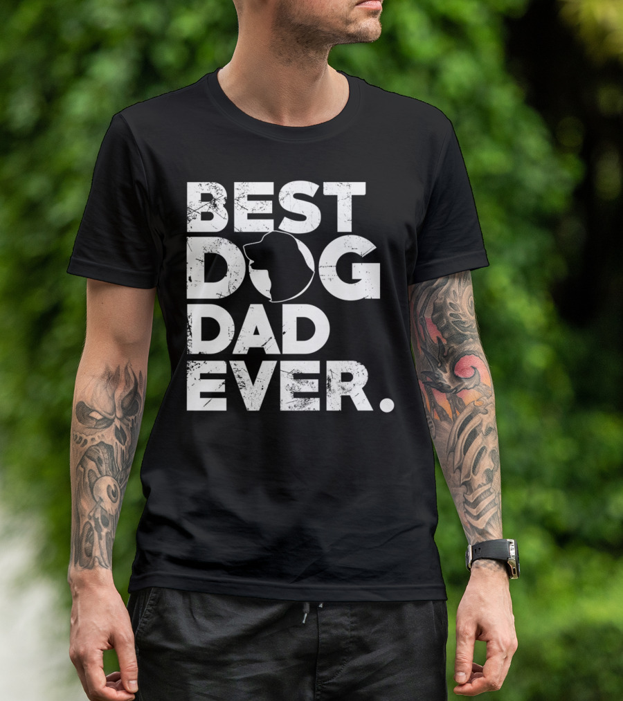 Best Golden Retriever Dog Dad Ever T-Shirt
