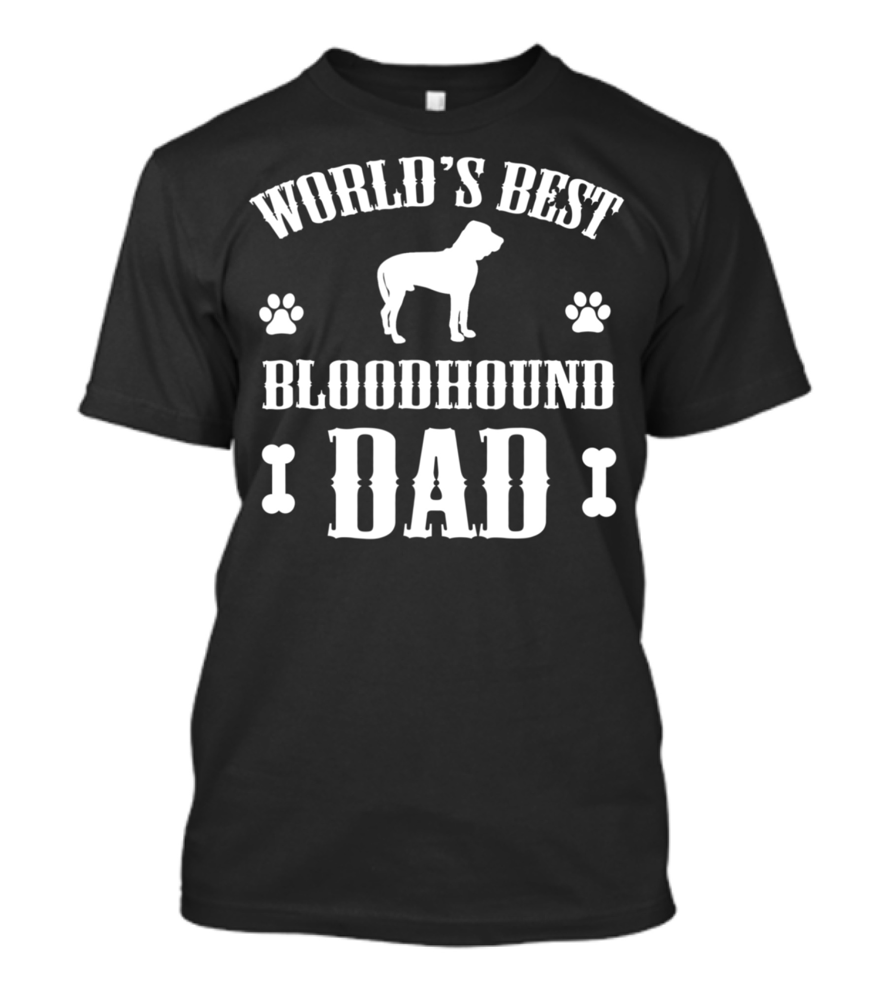World's Best Bloodhound Dad T-Shirt