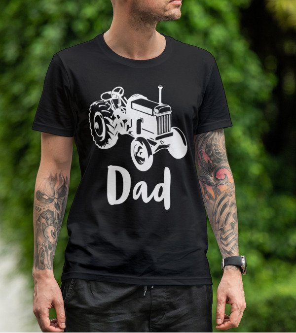 Dad Farm Tractor Dad Farmer Farming 55 T-Shirt
