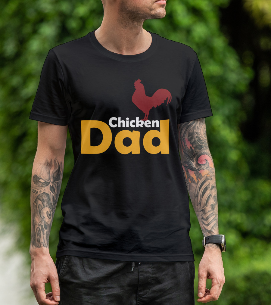 Chicken Dad Funny Lover Themed Chicken Dad T-Shirt