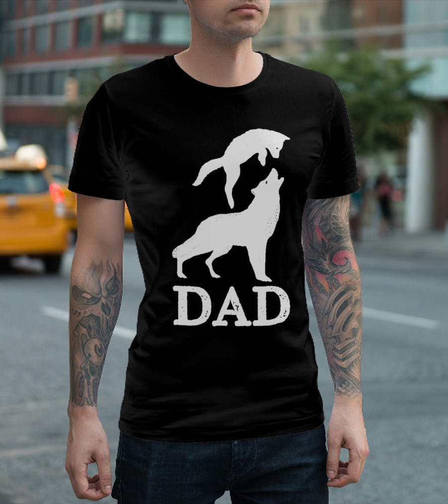 Dad Wolf and Pup T-Shirt