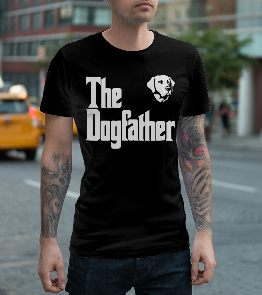 The Dogfather Labrador Dad Birthday T-Shirt