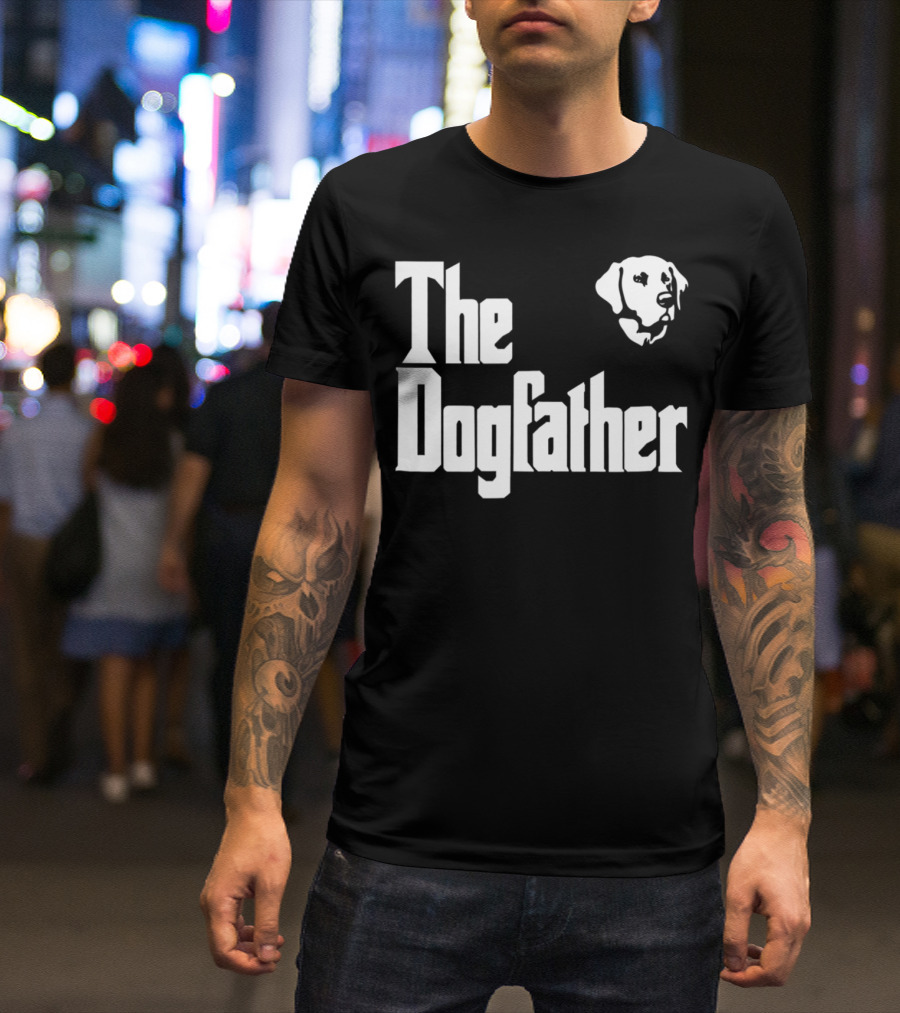The Dogfather Labrador Dad Birthday T-Shirt
