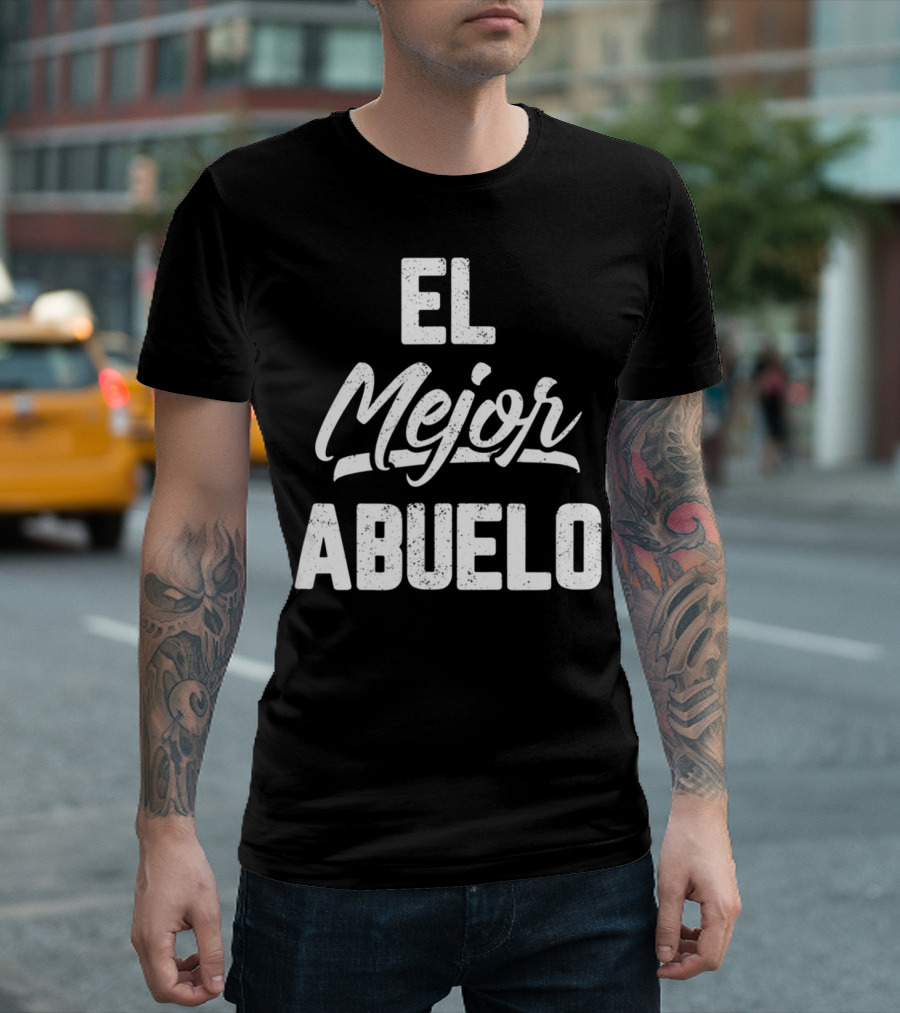 El Mejor Abuelo Mens Abuelo Grandpa in Spanish Dad Papa Padre22 T-Shirt