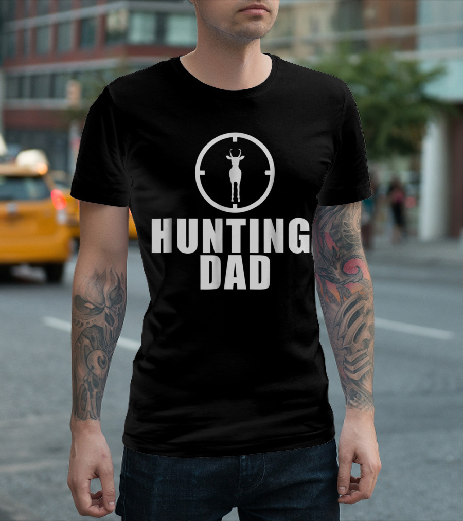 Hunting Dad Mens Birthday T-Shirt