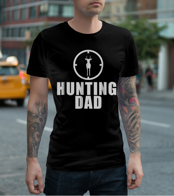 Hunting Dad Mens Birthday T-Shirt