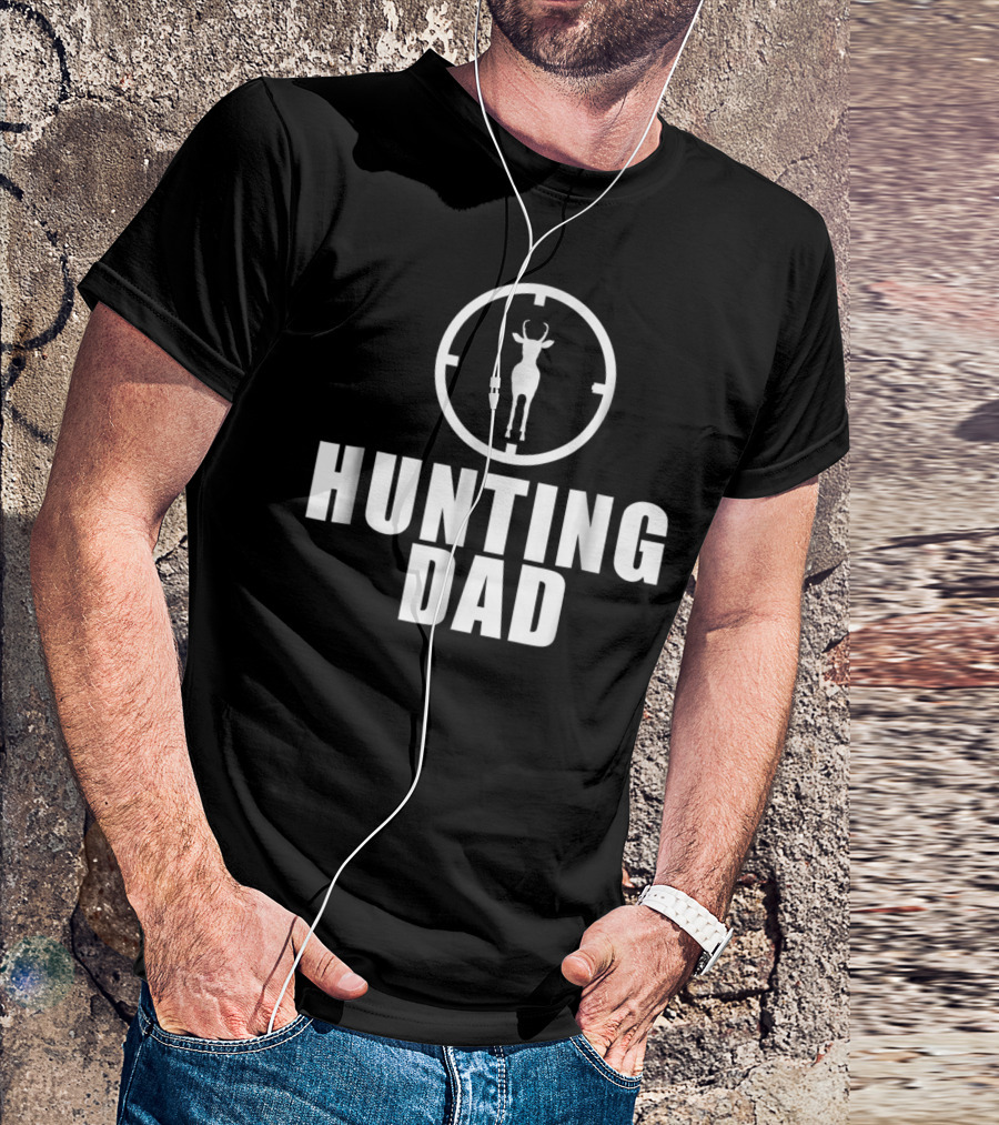 Hunting Dad Mens Birthday T-Shirt