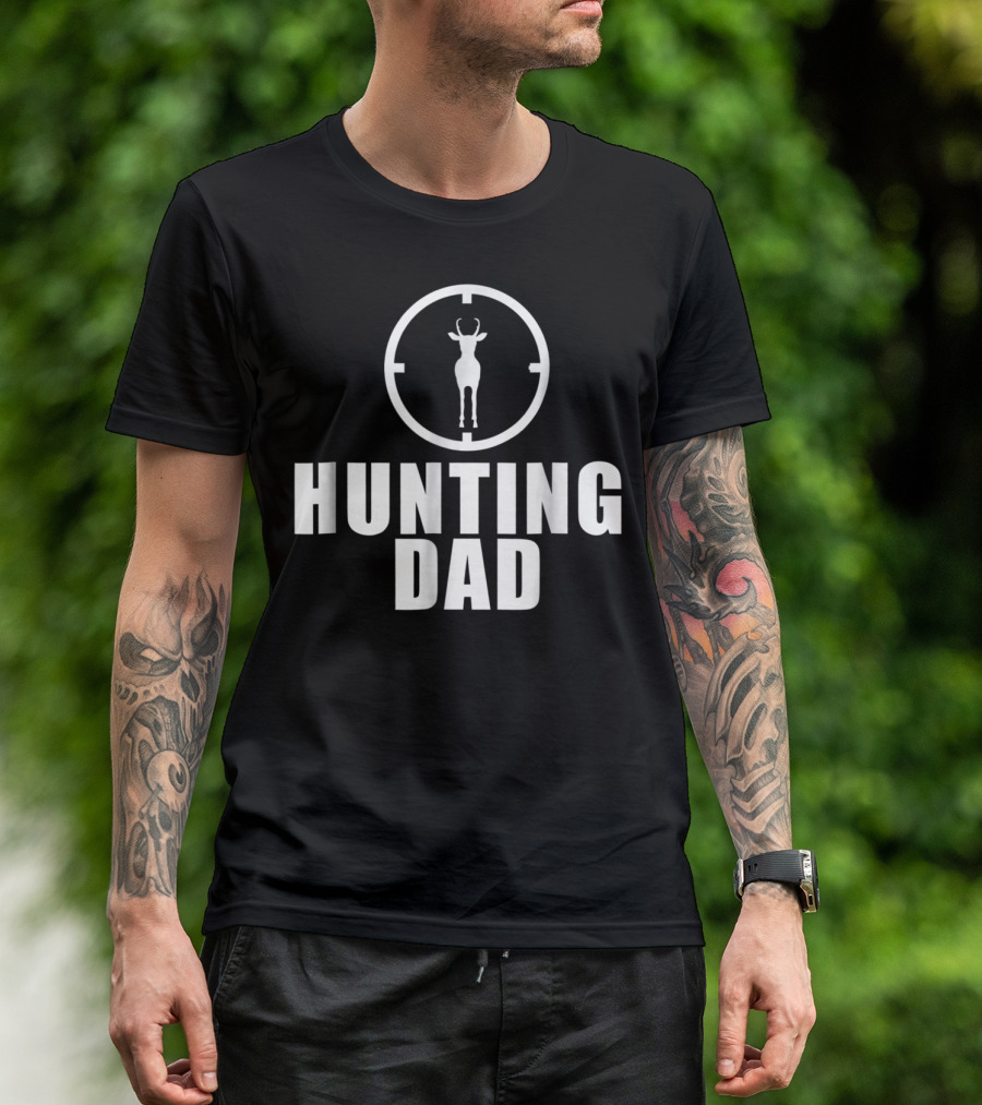 Hunting Dad Mens Birthday T-Shirt
