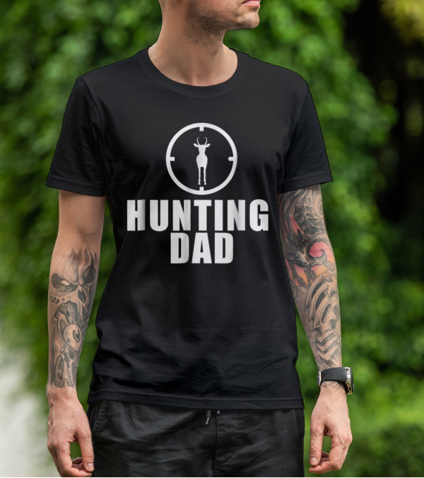 Hunting Dad Mens Birthday T-Shirt
