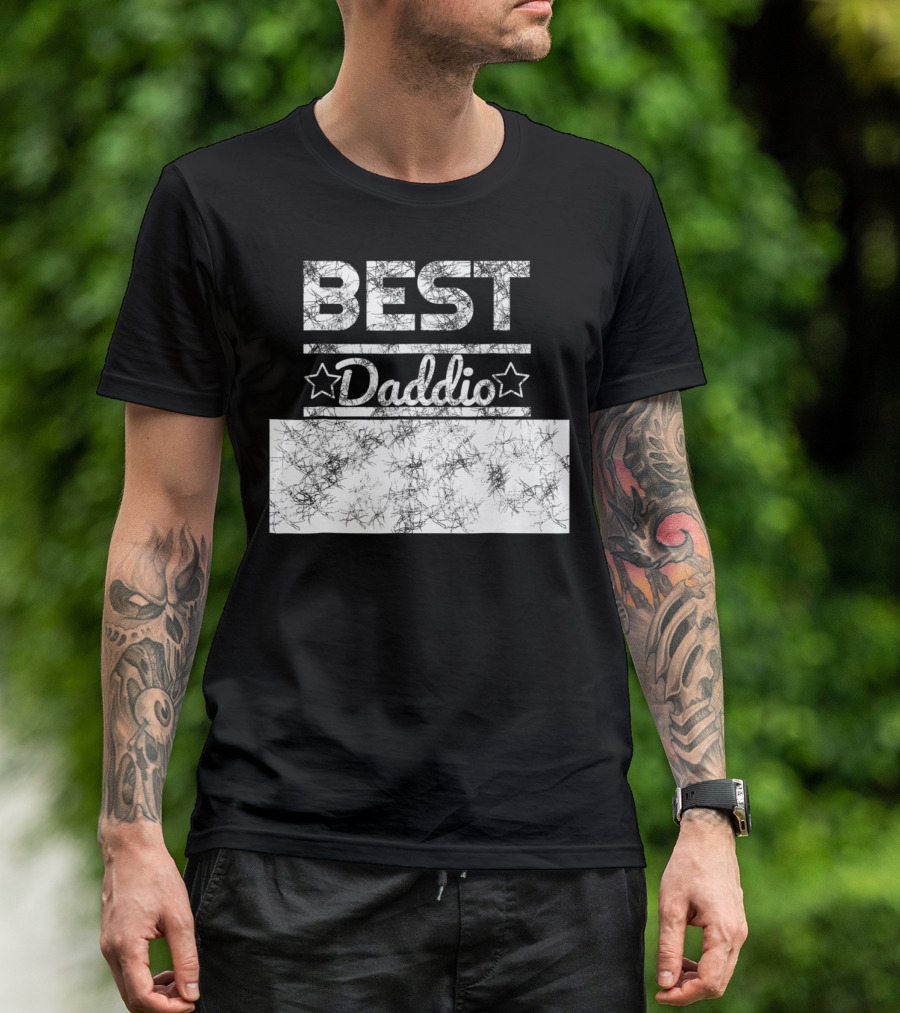 Best Daddio Ever Dad Pop Grandpa Fathers T-Shirt