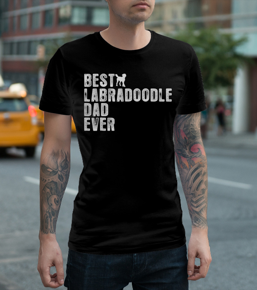 BEST LABRADOODLE DAD EVER PUPPY PAW PRIDE T-Shirt