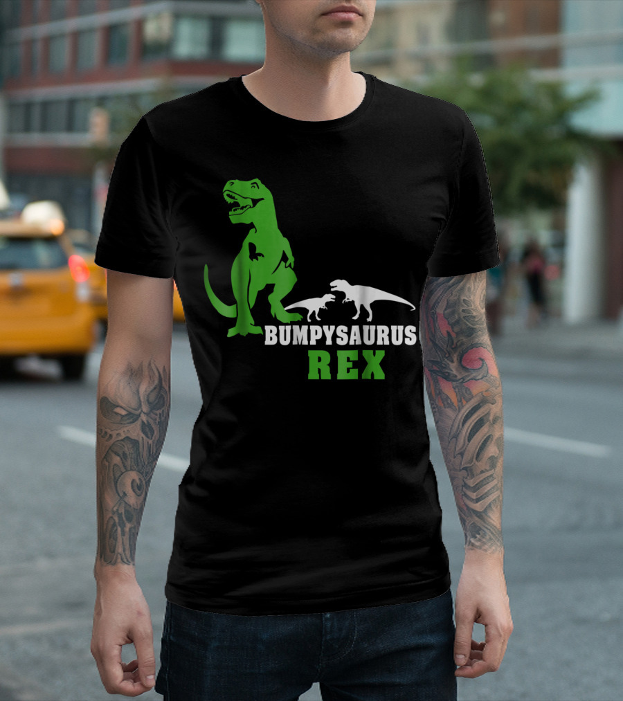 Bumpysaurus Rex Dinosaur Dad73 Men Bumpy Saurus T-Shirt