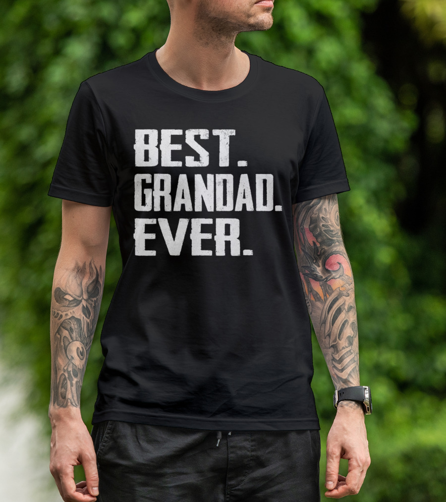 Best Grandad Ever Birthday T-Shirt
