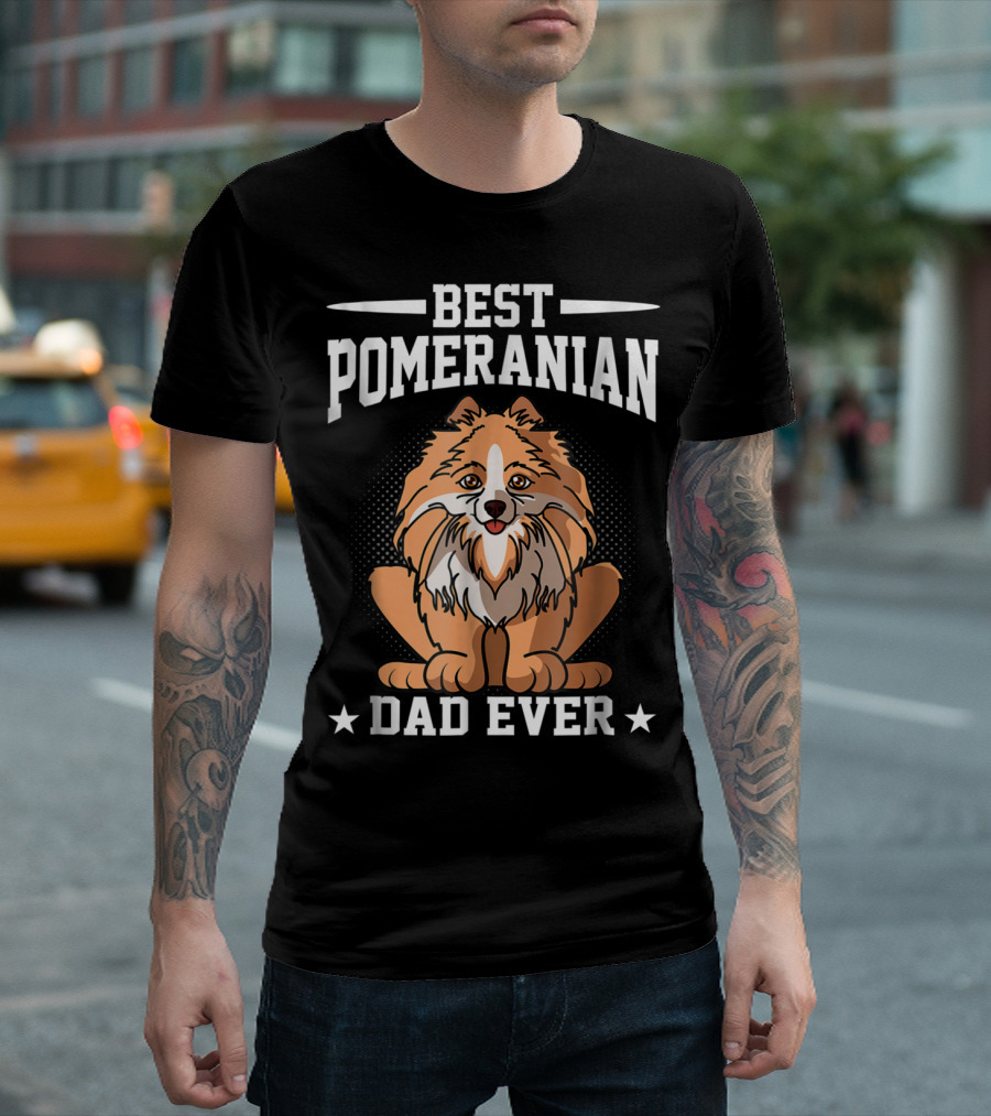 Best Pomeranian Dad Ever T-Shirt