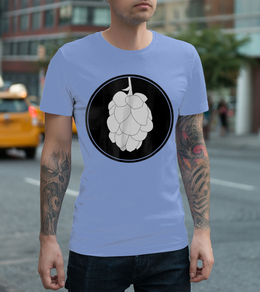 BIRTHDAY Craft Beer Hops Leaf Brewing Dad27 Hops Cone T-Shirt