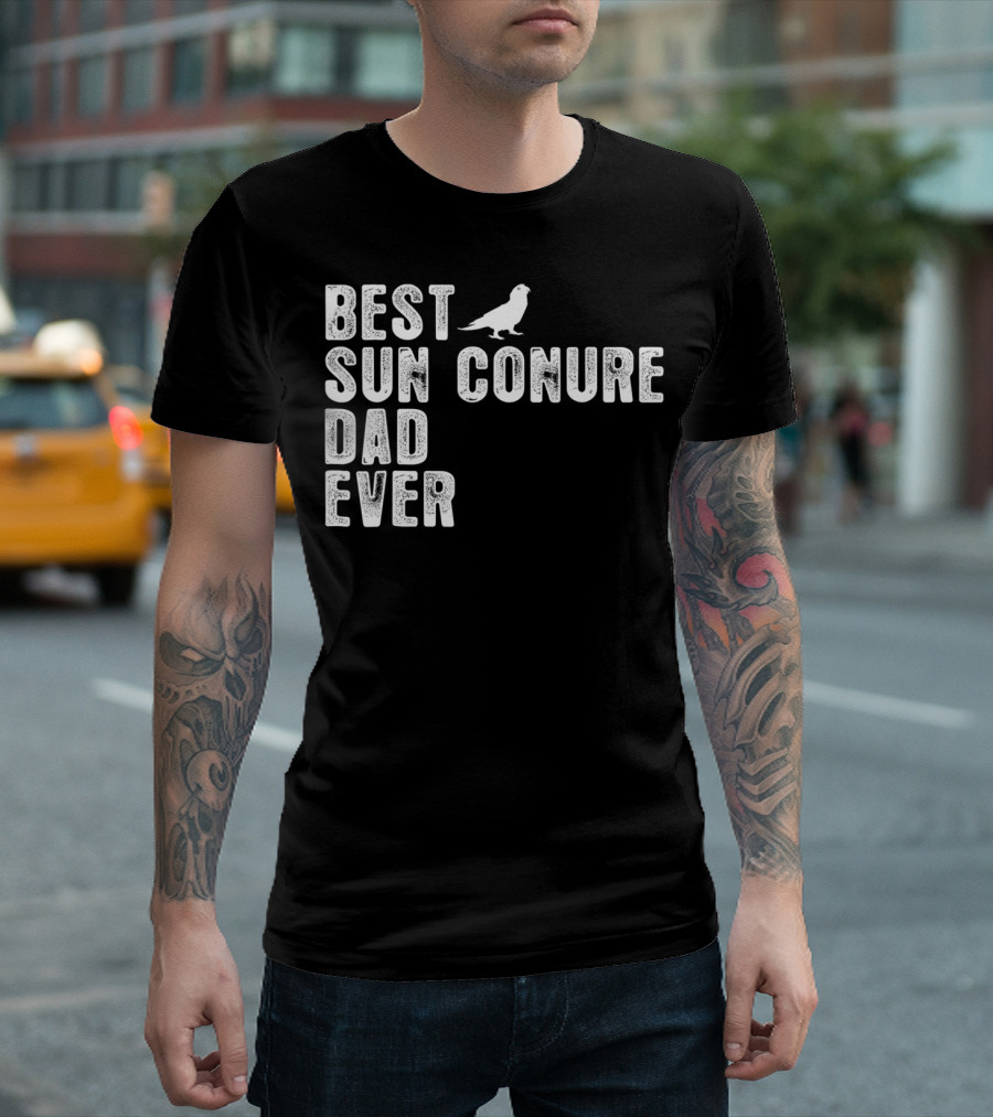 BEST SUN CONURE DAD EVER BIRD ICONIC T-Shirt