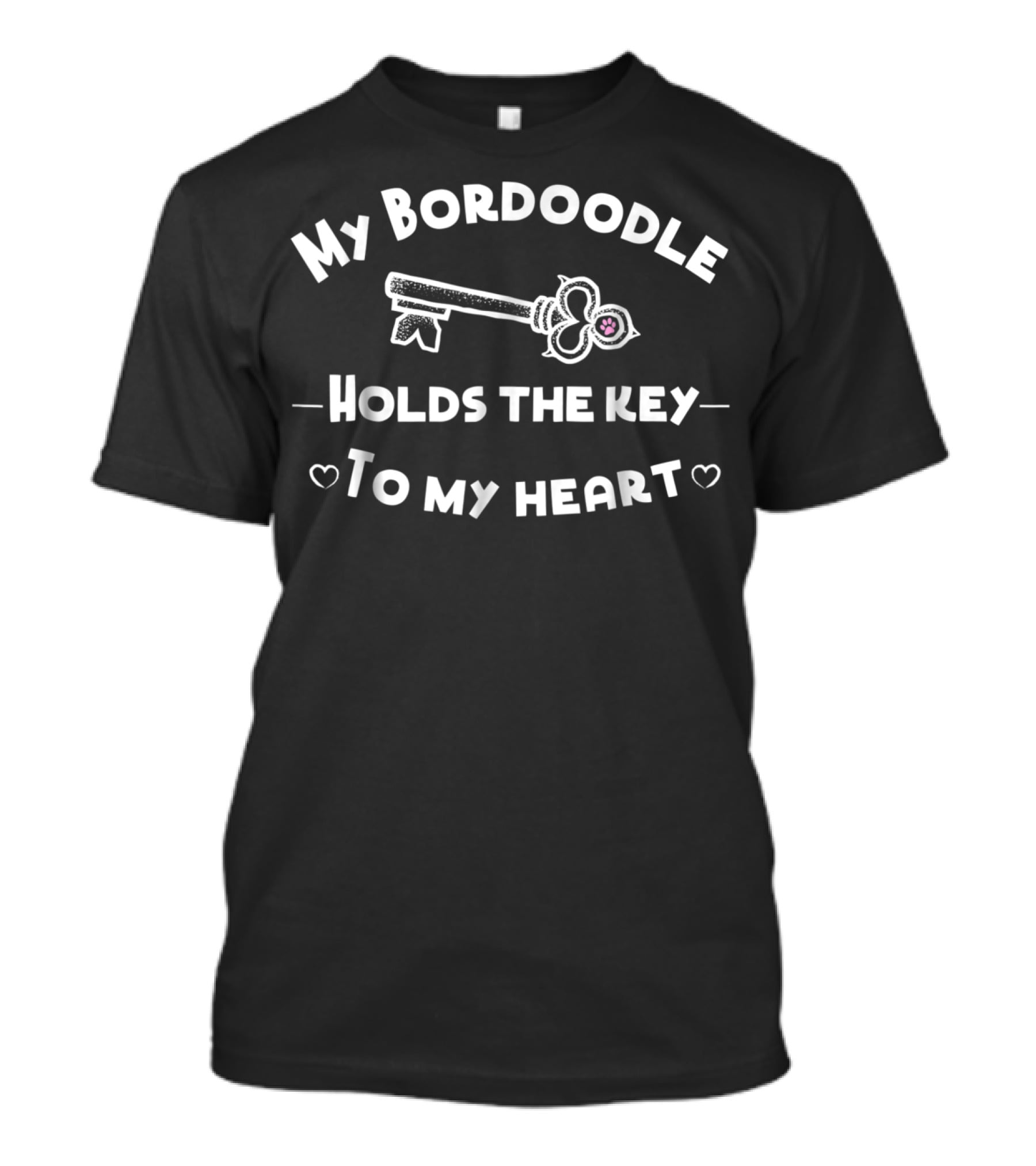 My Bordoodle Holds The Key To My Heart T-Shirt