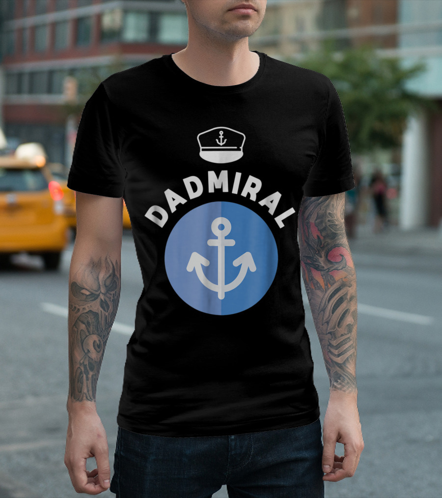 Dadmire Ship Sailor Anchor Papa75 T-Shirt