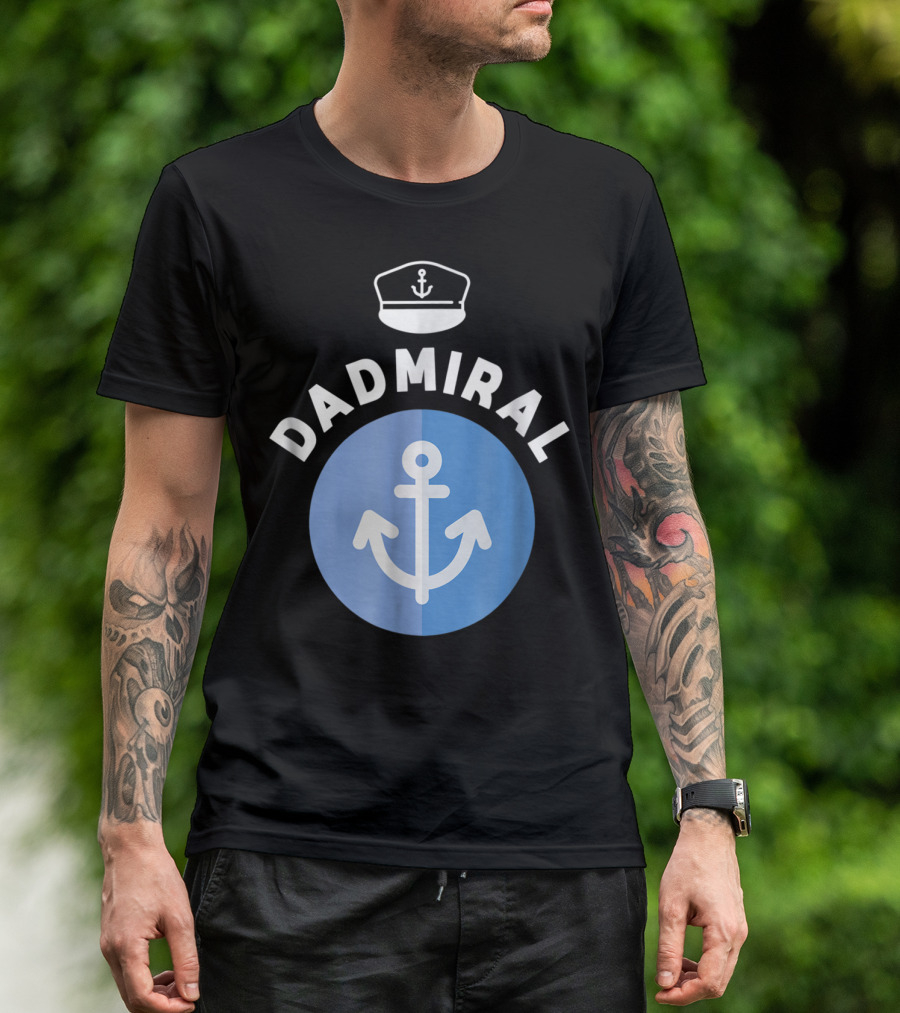 Dadmire Ship Sailor Anchor Papa75 T-Shirt