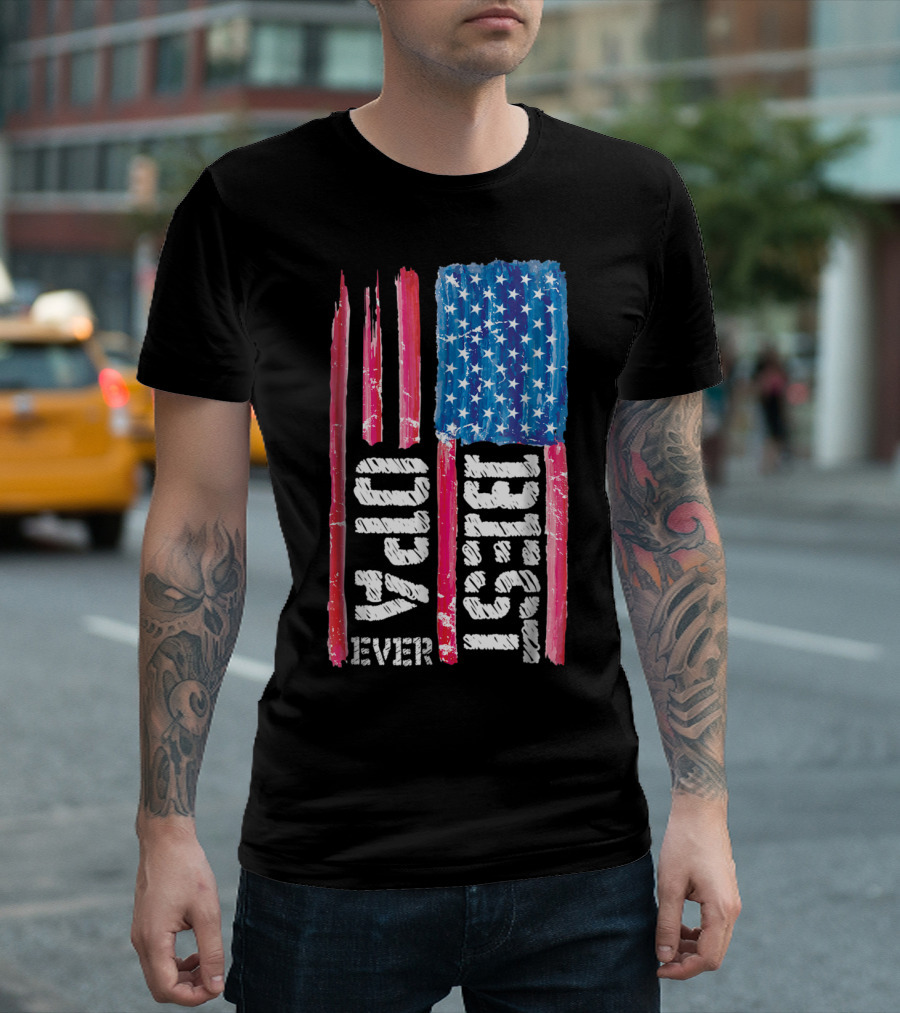 Best Opa Ever Patriotic Distressed American Flag T-Shirt