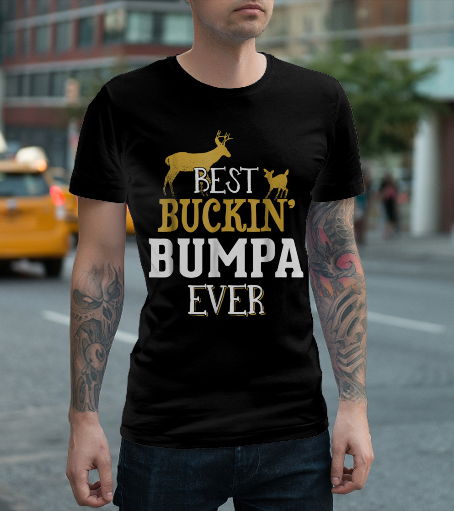 Best Buckin' Bumpa Ever Deer Hunting Grandpa 62 T-Shirt