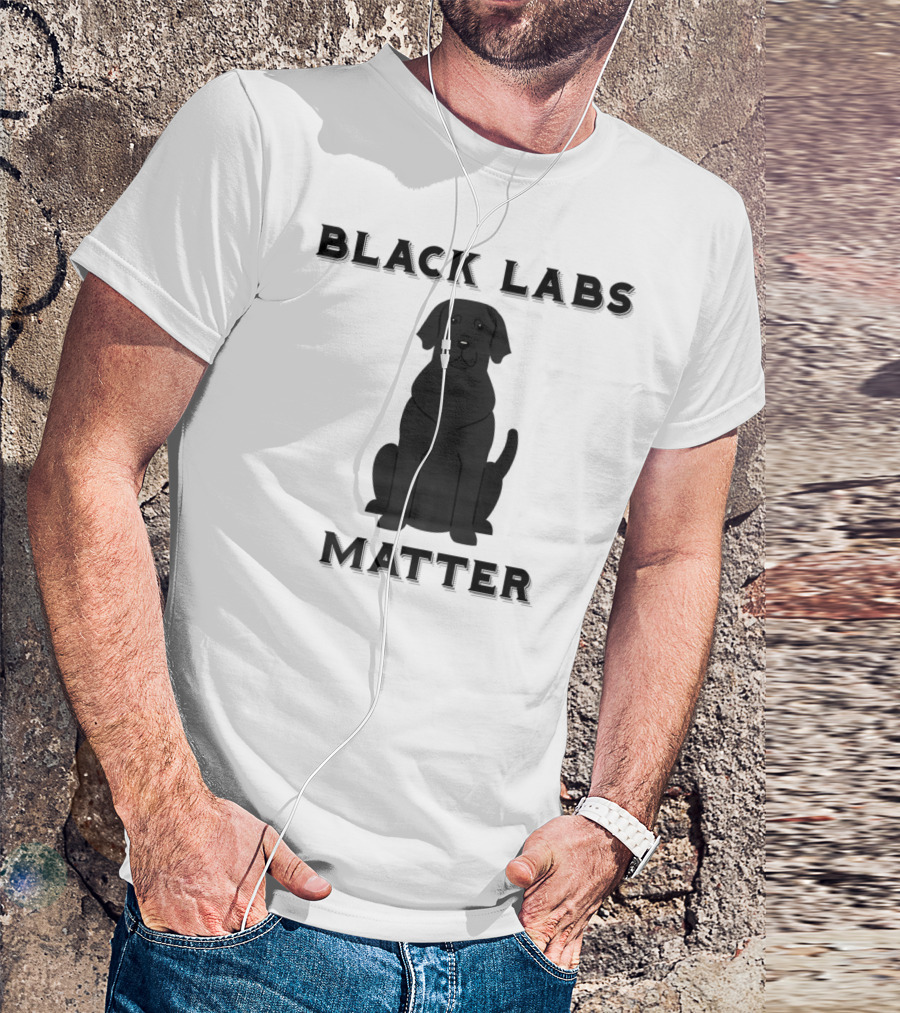 Black Labs Matter Chocolate Labrador Go30 T-Shirt